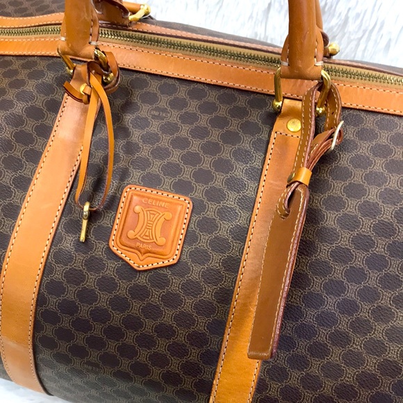 CELINE MACADAME VINTAGE BOSTON/DUFFLE BAG - Picture 10 of 13